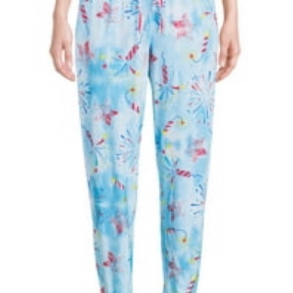 🆕 Briefly Stated Americana Party Sleep Jogger Pajama Pant PJs - Picture 2 of 5